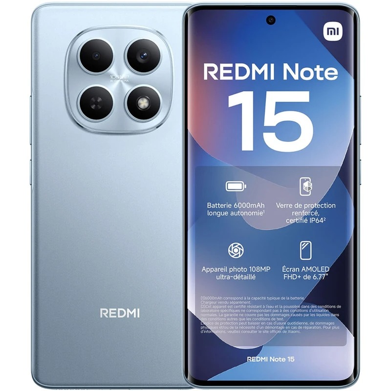 موبایل شیائومی Redmi Note 15 4G ظرفیت 256 رم 8 گیگابایت
